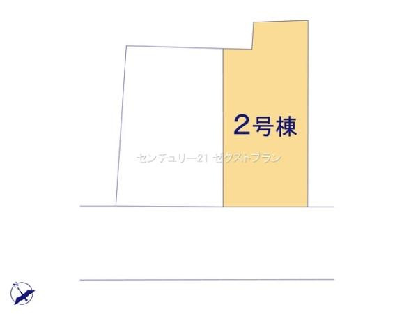 前橋幸塚町第2 2号棟の区画図|区画図