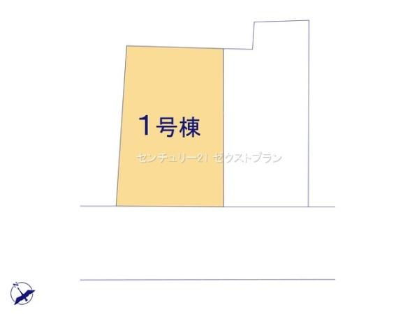 前橋幸塚町第2 1号棟の区画図|区画図