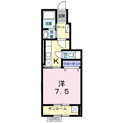 サリチェ八丁道の間取り