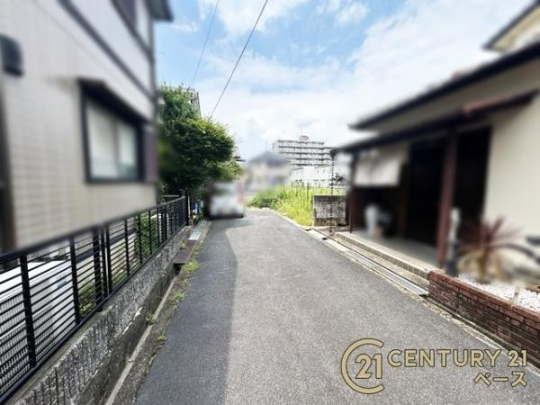 橿原市内膳町２丁目　建築条件なし土地の前面道路含む現地写真|■現地撮影写真■落ち着いた雰囲気の閑静な住宅地内です！