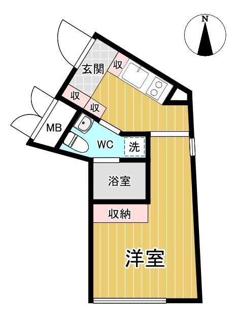 Apricot上野入谷の間取り