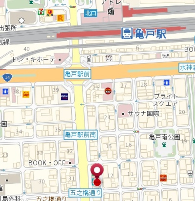 ノーブルメゾン亀戸の地図|★案内図★