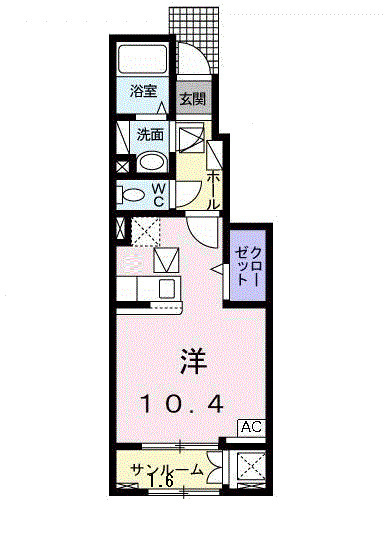 リジョイス　にわせの間取り