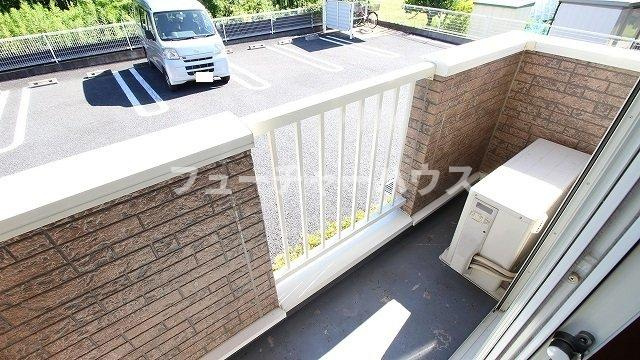 ノーブル　ウエストのバルコニー|バルコニー付きです