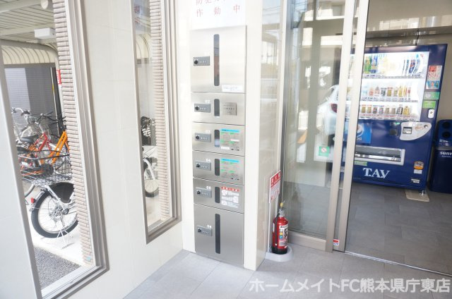熊本市中央区新屋敷２丁目の賃貸マンションのロビー