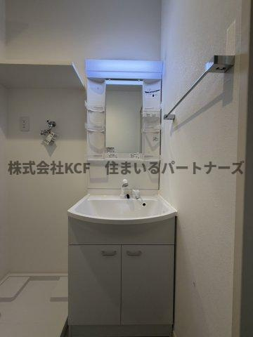 レアルグレイスの独立洗面台|独立洗面台、朝の身支度には欠かせません