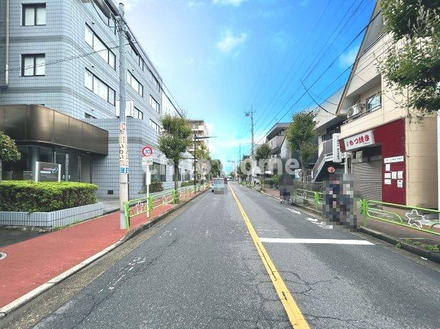 葛飾区青戸5丁目新築分譲住宅の前面道路含む現地写真|全面道路