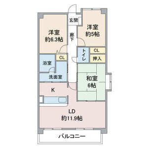 【間取り】 | ピアネーズ神ノ倉