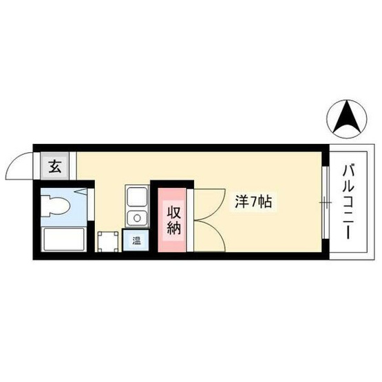 【間取り】 | サンシティ八剣Ⅱ