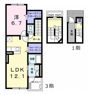 ポルトシャルムの間取り