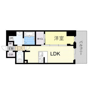 【間取り】 | レオンコンフォート難波クレア