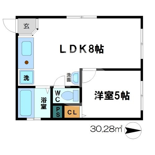 フラッグス肥後橋の間取り|フラッグス肥後橋　間取り