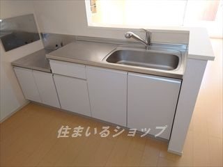 フォレスト　光　Ⅱのキッチン|浄水器一体型シャワー水栓