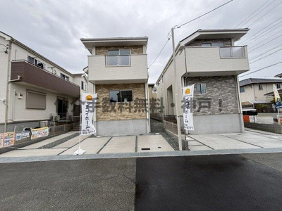 【駐車場】 | 神戸市西区狩場台2丁目　新築戸建1号棟　仲介手数料無料！ | 駐車スペースもあります