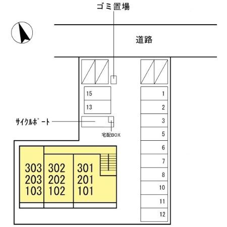 Ｌｕｃｅの区画図