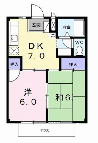 コーポ・ミッシェルの間取り