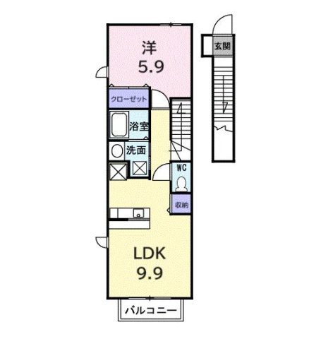 メゾンＹ０４の間取り