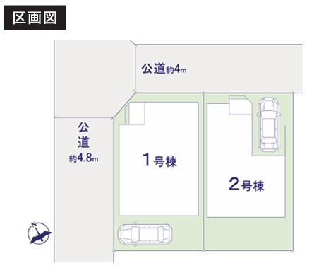 千葉市稲毛区天台４丁目の区画図