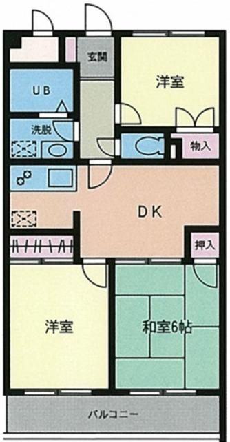 モナーク西小金井の間取り
