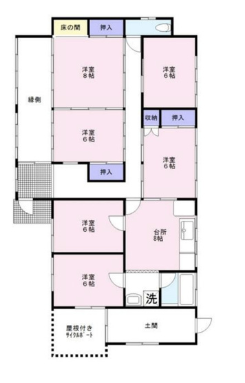 【間取り】 | 南埼玉郡宮代町字西原　中古戸建