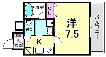 アドバンス神戸アルティスの間取り