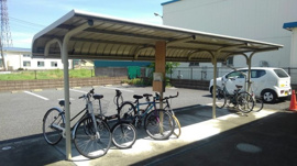 屋根付き駐輪場