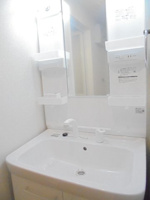 コンパクトで使いやすい洗面所