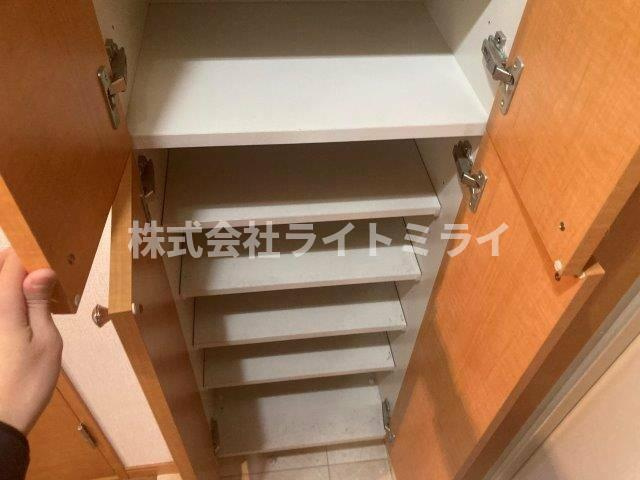 文京区春日１丁目の賃貸マンションの収納|靴入 