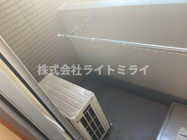 文京区春日１丁目の賃貸マンションのバルコニー| 