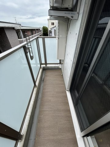 エカルラート青谷のバルコニー