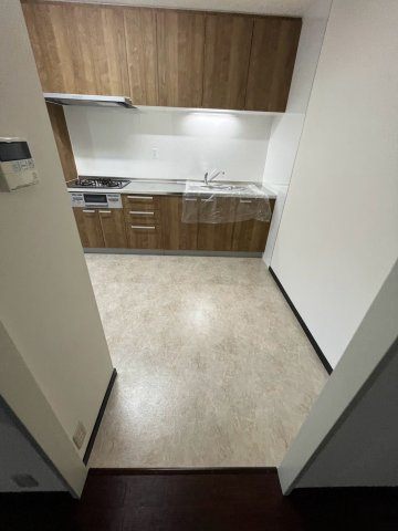 白鷹松下町マンションの玄関