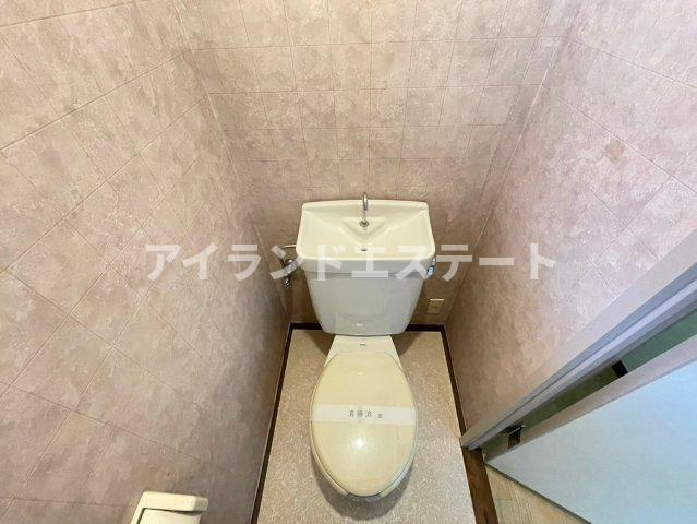 クローバーハイツ　駅近　ネット無料　最上階のトイレ