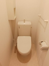 トイレもきれいです