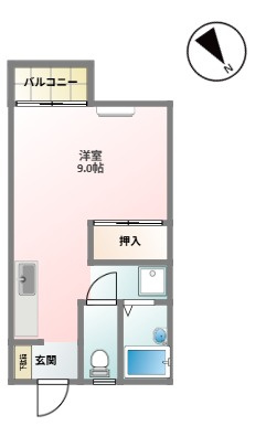【間取り】 | タウンハタガサキB棟