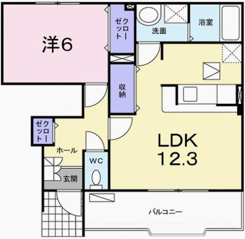 サンビエントの間取り