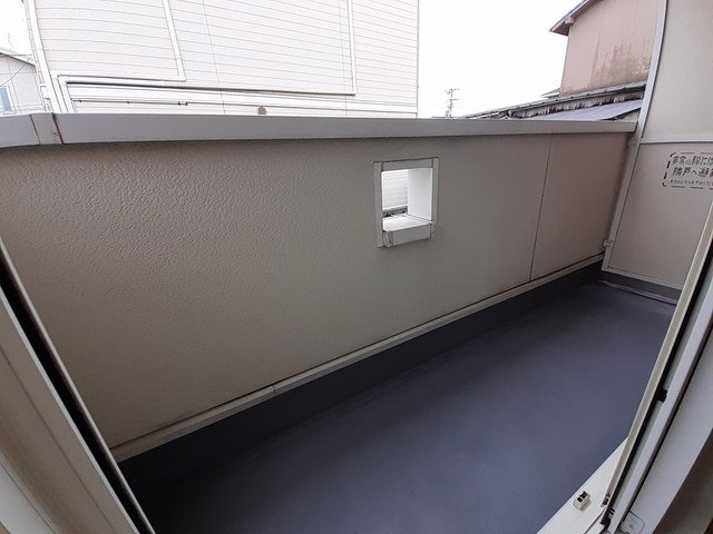 コスモハイツ　Ⅱのバルコニー