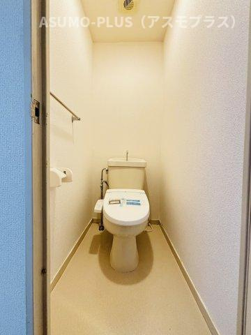 筑紫野市二日市中央１丁目の賃貸マンションのトイレ|別号数タイプ