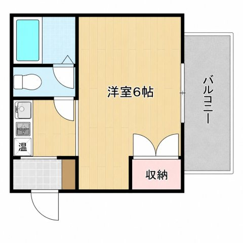 筑紫野市二日市中央１丁目の賃貸マンションの間取り