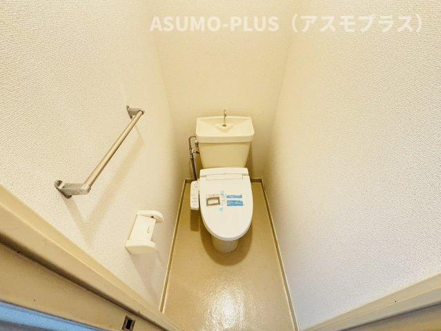 筑紫野市二日市中央１丁目の賃貸マンションのトイレ|別号数タイプ