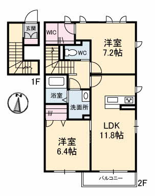 ボヌールI の間取り