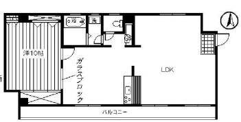 松屋町ラフォーレ高吉の間取り|松屋町ラフォーレ高吉　間取り