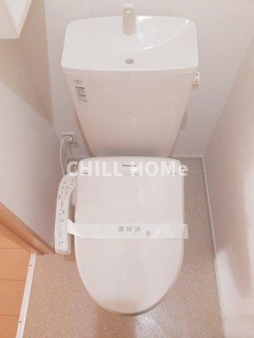 富士泉シティハウスのトイレ|当社、チルホームのHPもご覧ください(^^)/物件情報多数♪
