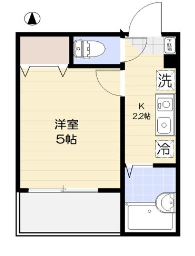 メルディア竹ノ塚２丁目Ⅱの間取り