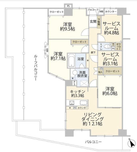 立川市高松町２丁目の中古マンション