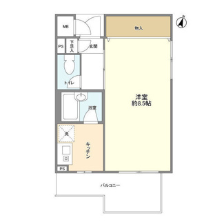 【間取り】 | 地蔵前マンション