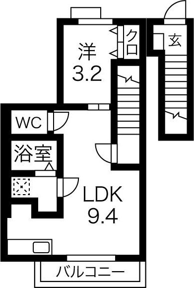 RⅣ(アールフォー) A棟の間取り