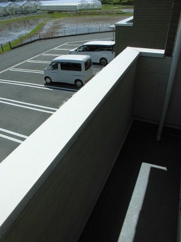 南タウン　あさひ　Ａのバルコニー|お洗濯にも便利なバルコニー付き