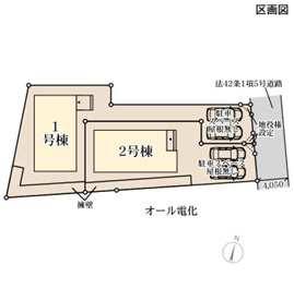 リーブルガーデン大野城市乙金東2丁目第三の区画図