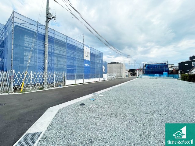 神崎郡福崎町福崎新　第3期　新築一戸建ての外観|現在建築中！落ち着いた街並みで新生活を始めることが出来そう！周辺の物件も併せてご紹介させて頂きます！