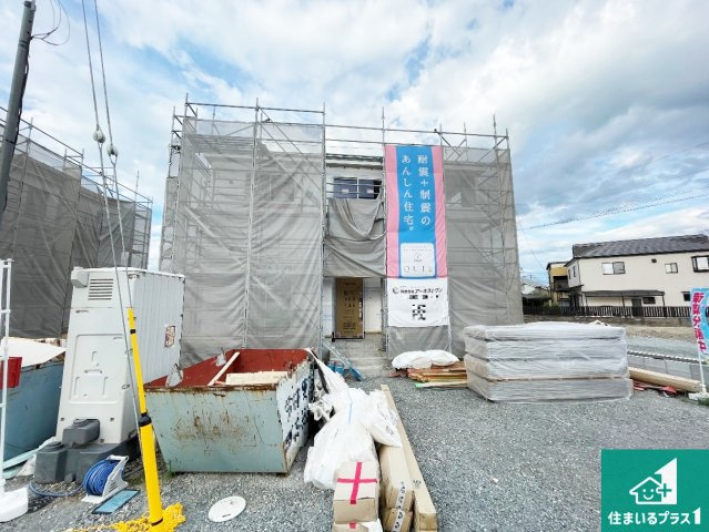 神崎郡福崎町福崎新　第3期　新築一戸建ての外観|周辺は落ち着いた街並みの住宅地！子育てがしやすい住環境です！まだ未完成ですが、現地でしかわからない事もございます。是非一度ご覧ください。